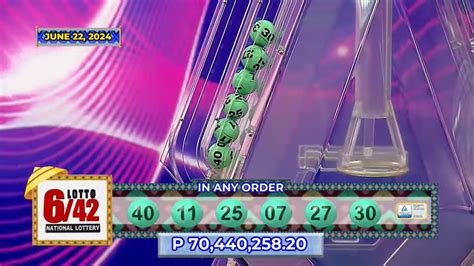 6/55 and 6/42 lotto result today|Lone bettor wins Lotto 6/42 jackpot worth P70.4M .